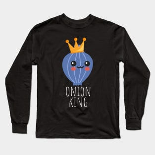 Onion King Cute Long Sleeve T-Shirt